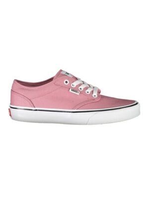 Vans Chic Pink Sneakers with Contrast Laces