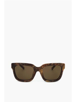 Linda Farrow PHILLIP LIM Marble Effect Frame Wayfarer Sunglasses