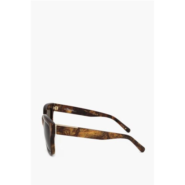 Linda Farrow PHILLIP LIM Marble Effect Frame Wayfarer Sunglasses - Image 3