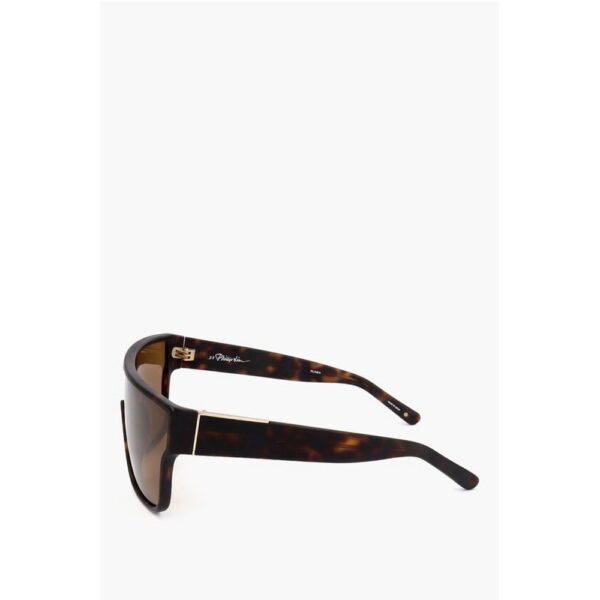 Linda Farrow PHILLIP LIM Shield Sunglasses with Tortoiseshell Frame - Image 3