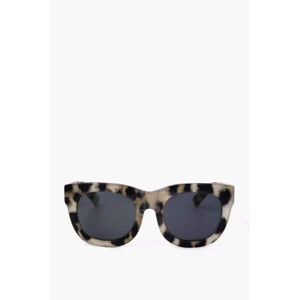 Linda Farrow PHILLIP LIM Animal Patterned Wayfarer Sunglasses