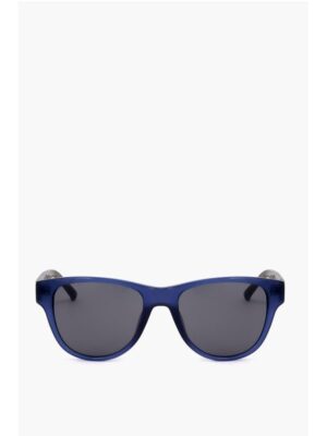 Linda Farrow PHILLIP LIM Wayfarer Sunglasses with Animal Patterned Detail