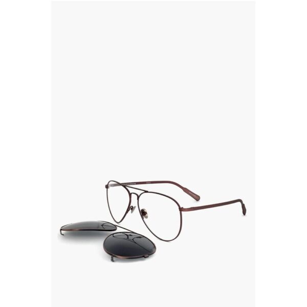 Linda Farrow KRIS VAN ASSCHE Aviator Sunglasses with Removable Mask - Image 2