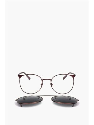 Linda Farrow KRIS VAN ASSCHE Wayfarer Sunglasses with Removable Mask
