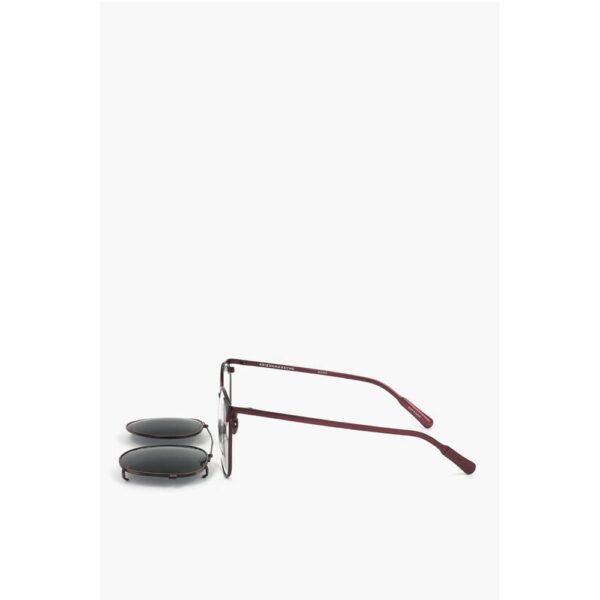 Linda Farrow KRIS VAN ASSCHE Wayfarer Sunglasses with Removable Mask - Image 3