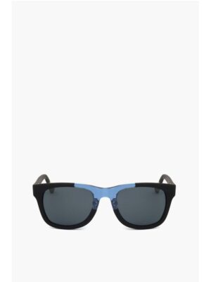 Linda Farrow KRIS VAN ASSCHE Wayfarer Sunglasses with Two-tone Frame