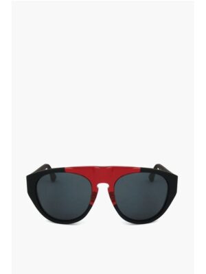 Linda Farrow KRIS VAN ASSCHE Aviator Sunglasses with Two-tone Frame