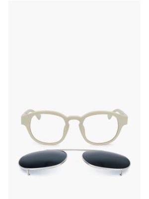 Linda Farrow DRIES VAN NOTEN Wayfarer Sunglasses with Removable Mask