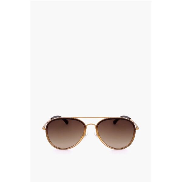 Linda Farrow DRIES VAN NOTEN Aviator Sunglasses with Gradient Lenses