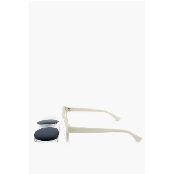 Linda Farrow DRIES VAN NOTEN Wayfarer Sunglasses with Removable Mask - Image 3
