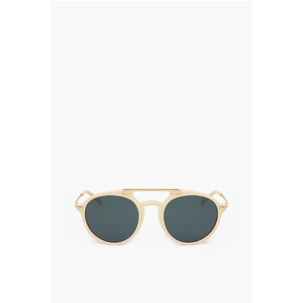 Linda Farrow DRIES VAN NOTEN Aviator Sunglasses with Metal Detail