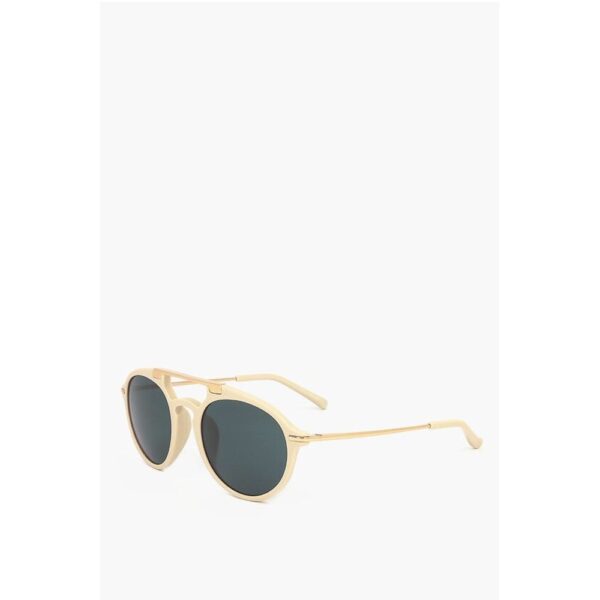 Linda Farrow DRIES VAN NOTEN Aviator Sunglasses with Metal Detail - Image 2