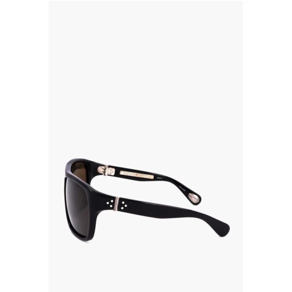 Linda Farrow ANN DEMEULEMEESTER Shield Sunglasses with Plastic Frame - Image 3