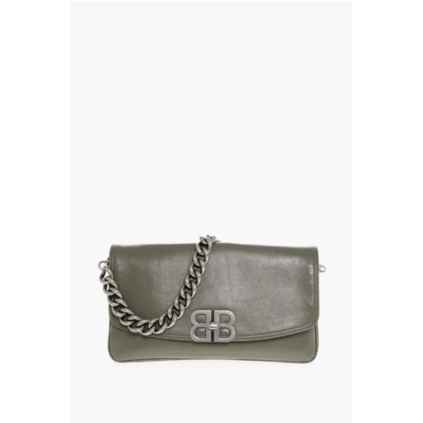 Balenciaga Leather SOFT FLAP Shoulder Bag
