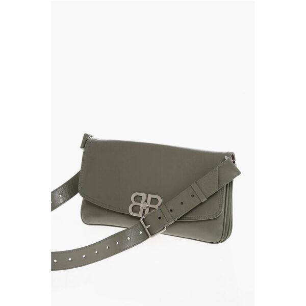 Balenciaga Leather SOFT FLAP Shoulder Bag - Image 3