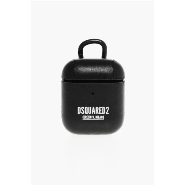 Dsquared² Solid Color Airpods Case with Contrasting Logo
