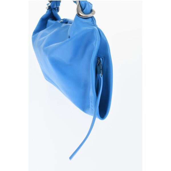 Burberry Leather Shoulder Bag With Chain - Image 2