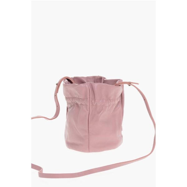 Dsquared² Leather Bucket Bag with Removable Shoulder Strap - Image 2