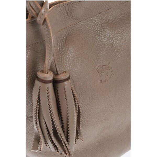 Il Bisonte Textured Leather Bucket Bag - Image 3