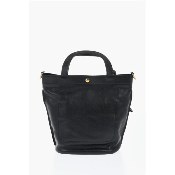 Il Bisonte Textured Leather Bucket Bag - Image 2