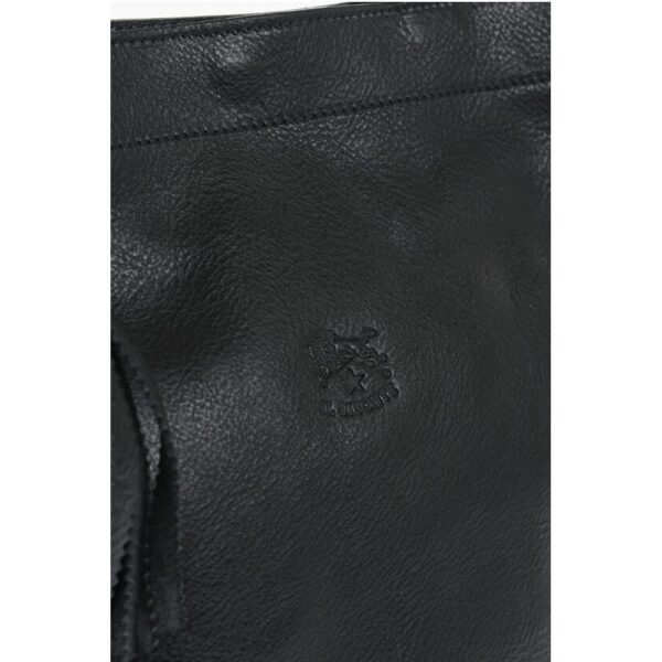 Il Bisonte Textured Leather Bucket Bag - Image 3