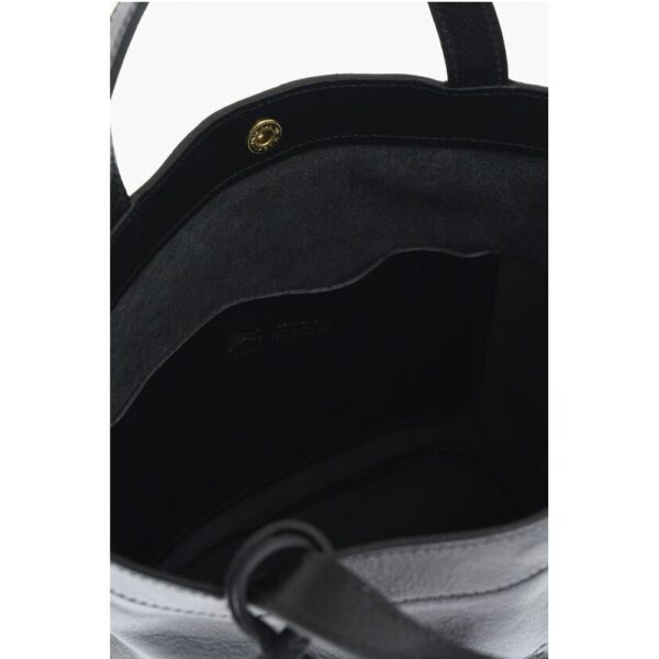 Il Bisonte Textured Leather Bucket Bag - Image 4