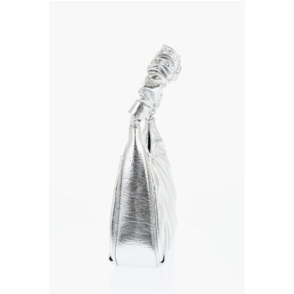 Jw Pei Ruched Metallic Faux Leather GABBI Hobo Bag - Image 2
