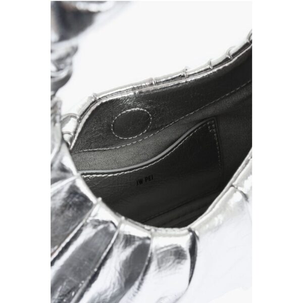 Jw Pei Ruched Metallic Faux Leather GABBI Hobo Bag - Image 4