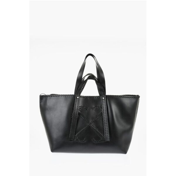 Off-White Braided Leather DAY OFF WEAVING Weekend Bag