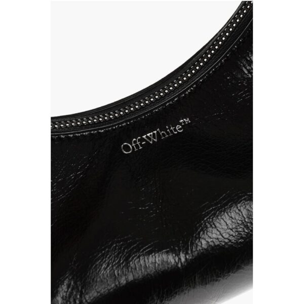 Off-White Patent Leather ARCADE Shoulder Bag - Image 4