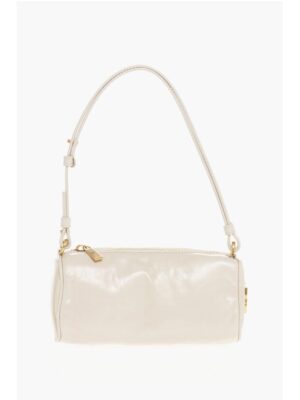 Off-White Leather TORPEDO Mini Bag with Golden Logo