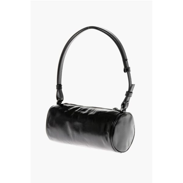 Off-White Leather TORPEDO Mini Bag with Silver Tone Logo - Image 2