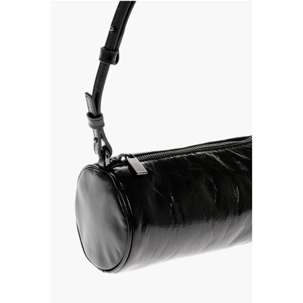 Off-White Leather TORPEDO Mini Bag with Silver Tone Logo - Image 3