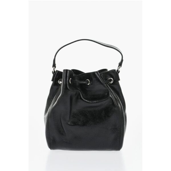 Dsquared² Vinil Leather Bucket Bag with Metallic Detail - Image 3