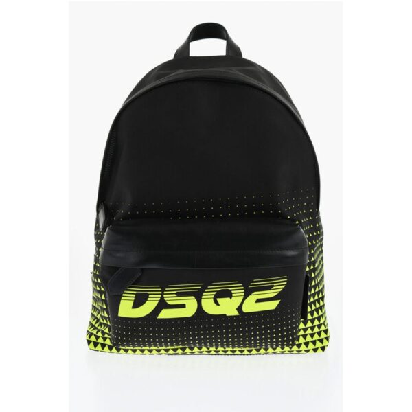 Dsquared² Two-Tone Backpack with Leather Trims