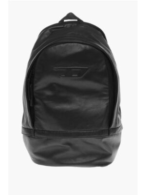 Diesel Solid Color Leather and Fabric RAVE Backpack
