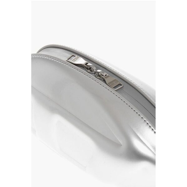 Diesel Oval Shaped Rigid 1-DR FOLD Clutch Bag with Embossed Oval D - Image 3