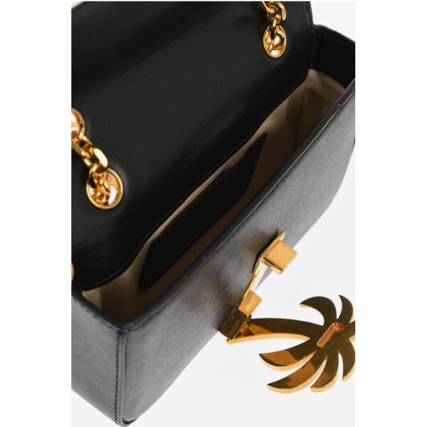 Palm Angels Leather PALM BRIDGE Shoulder Bag with Chain Shouder Strap - Image 5