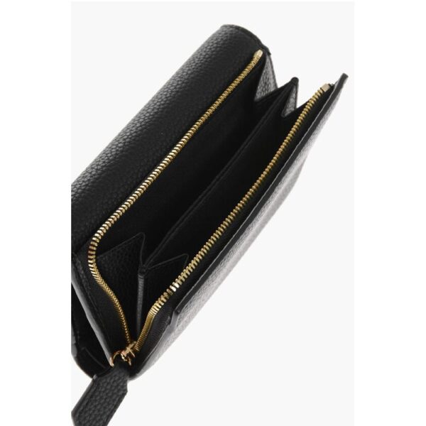 Armani EMPORIO Textured Faux Leather Bi-Fold Wallet - Image 5