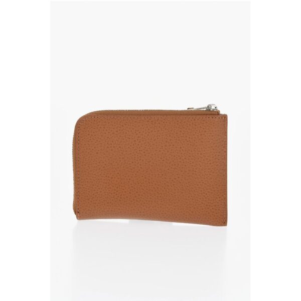 Palm Angels Textured Leather Wallet with Zip Closure - Image 2