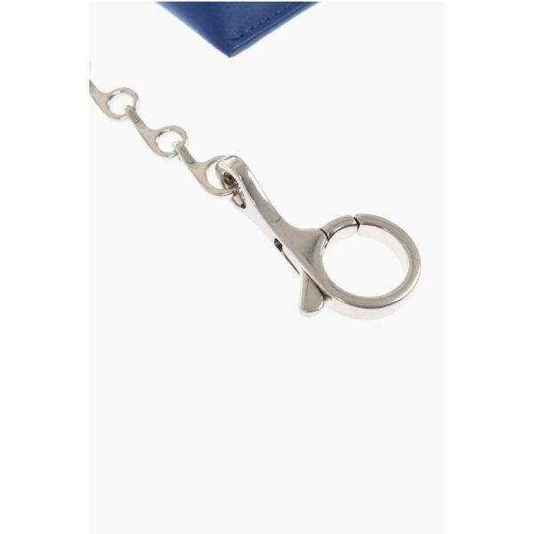Burberry Leather Wallet with Silver-Tone Chain - Image 3
