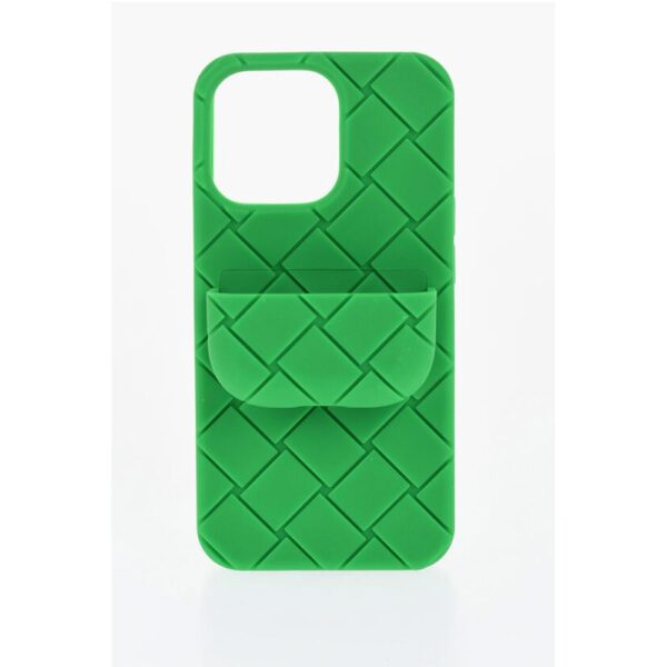 Bottega Veneta Braided Iphone 13 Pro Cover with with Airpods Holder