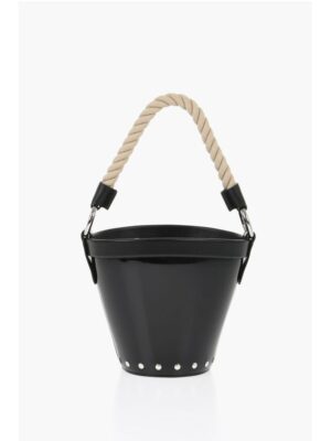 Maison Margiela MM11 Patent Letaher Bucket Bag with Removable Strap