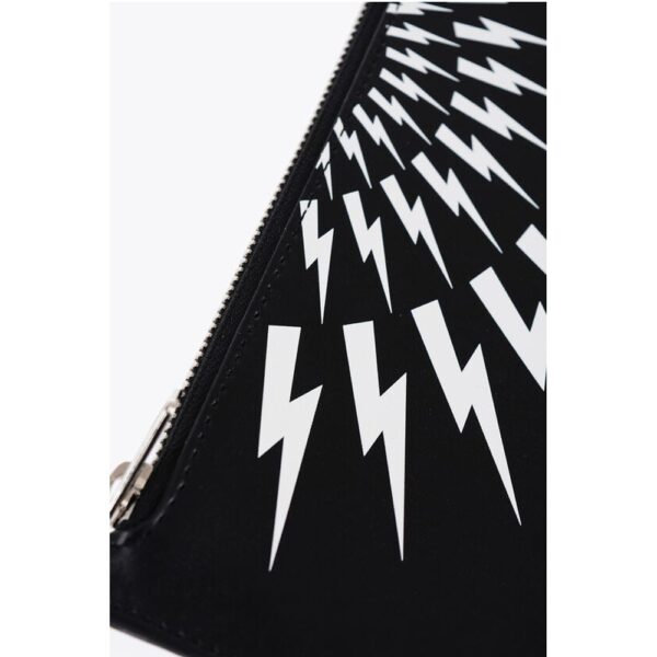 Neil Barrett Leather Pouch with Contrast Print - Image 3