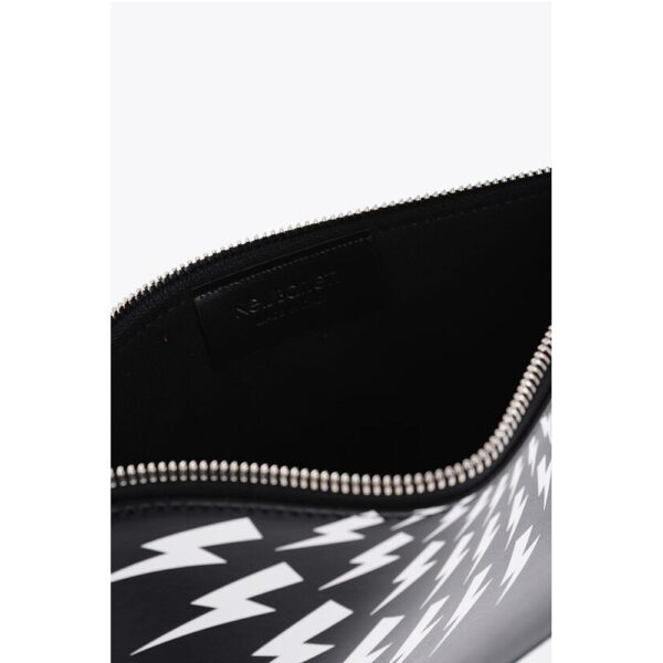 Neil Barrett Leather Pouch with Contrast Print - Image 4