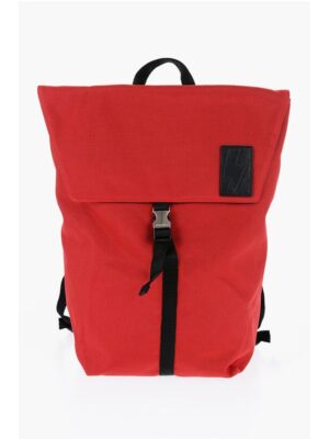 Neil Barrett Two-Tone CITY FLAP Nylon Backpack