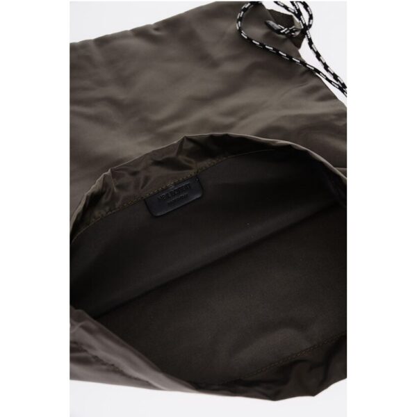 Neil Barrett Solid Color Nylon Drawstring Backpack - Image 4