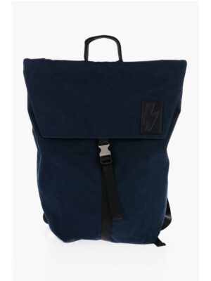 Neil Barrett Two-Tone Nylon CITY FLAP Backpack