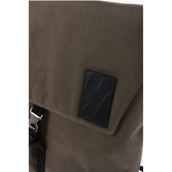Neil Barrett Two-Tone Nylon CITY FLAP Backpack - Image 4