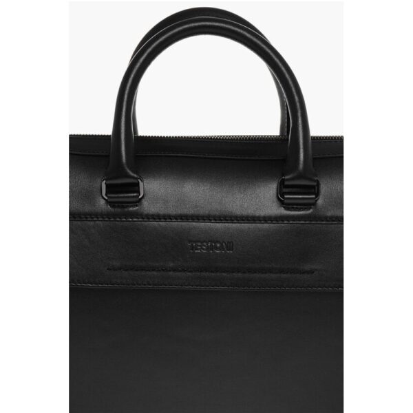 Testoni Leather BOLGHERI Bag with Removable Straps - Image 4